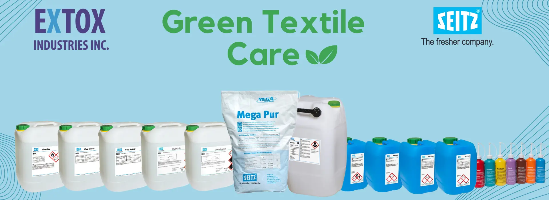 Seitz laundry refresher and professional dry cleaning chemicals for fabric care